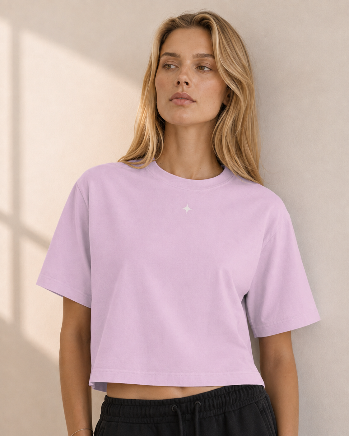 Women’s Signature Star Pink Boxy Tee