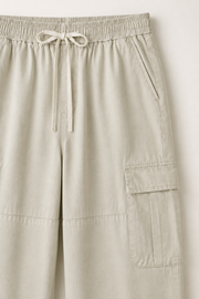 Men’s TELLS Straight-Leg Beige Cargo Pants