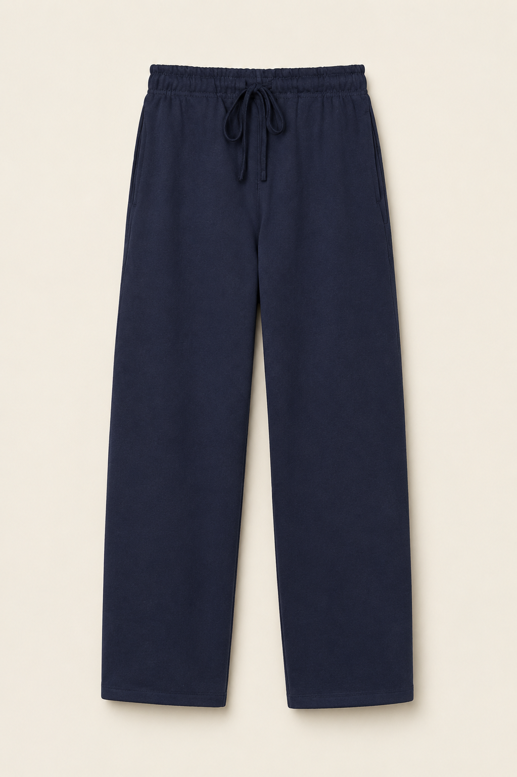 TELLS Straight-Leg Navy Sweatpants