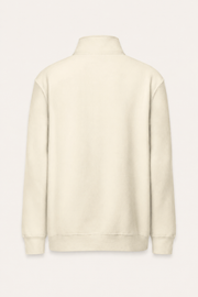 Women’s TELLS Quarter-Zip Beige Sweatshirt