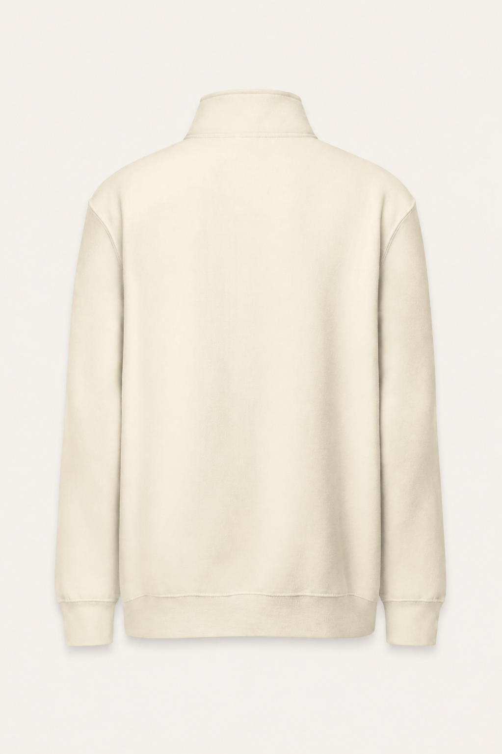 Women’s TELLS Quarter-Zip Beige Sweatshirt