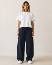 Women’s TELLS Real Flex White Boxy Tee