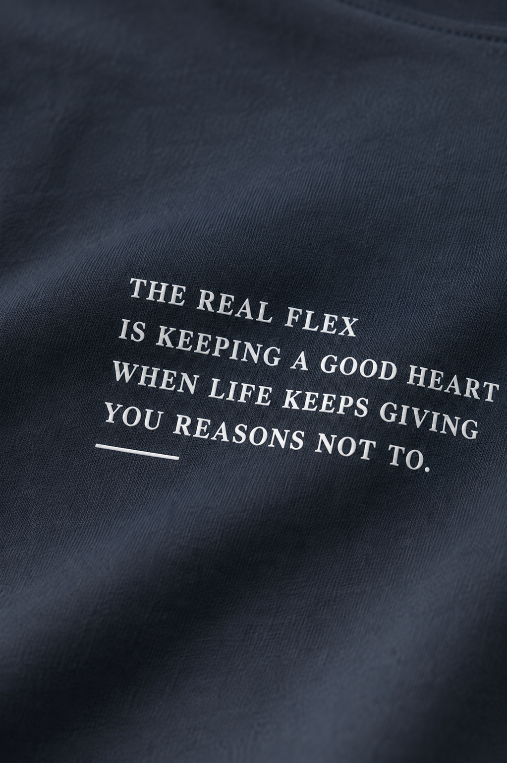 The Real Flex Heavyweight Harbor Blue Long Sleeve
