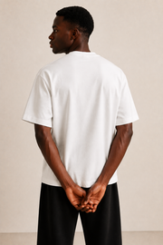 Men’s TELLS Heavyweight White Oversized T-Shirt