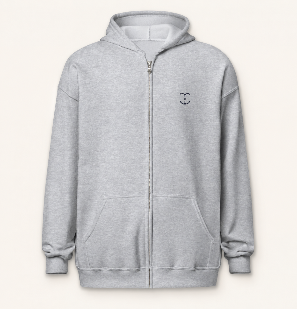 Women’s TELLS Signature Gray Zip Hoodie