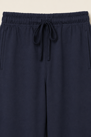 TELLS Straight-Leg Navy Sweatpants