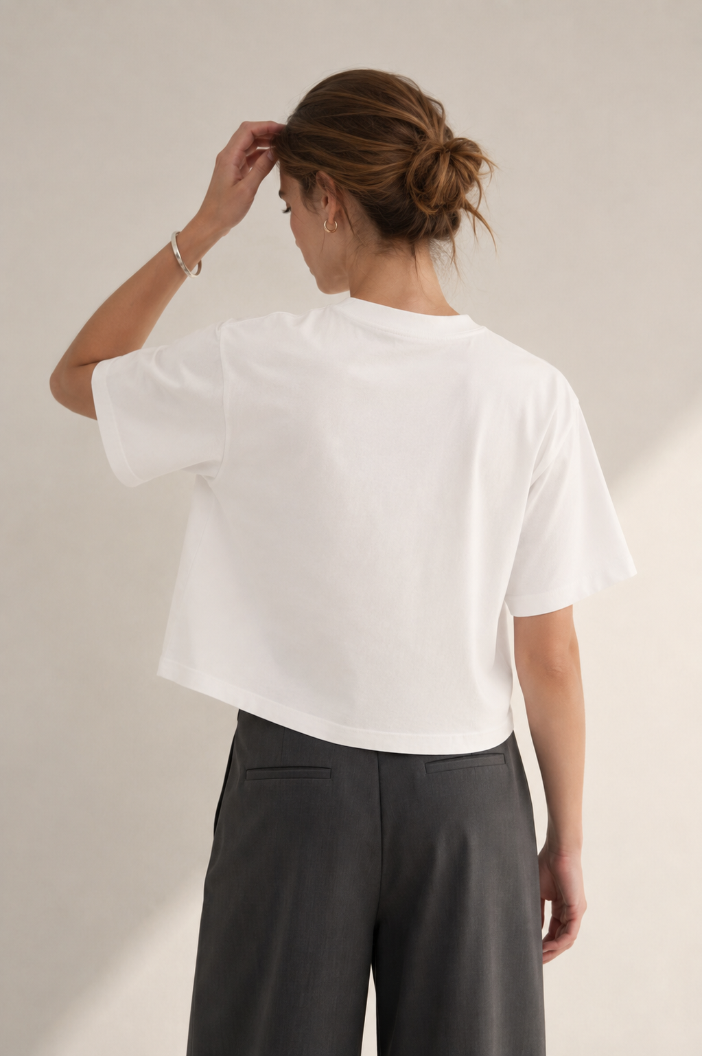 Women’s Signature Star White Boxy Tee