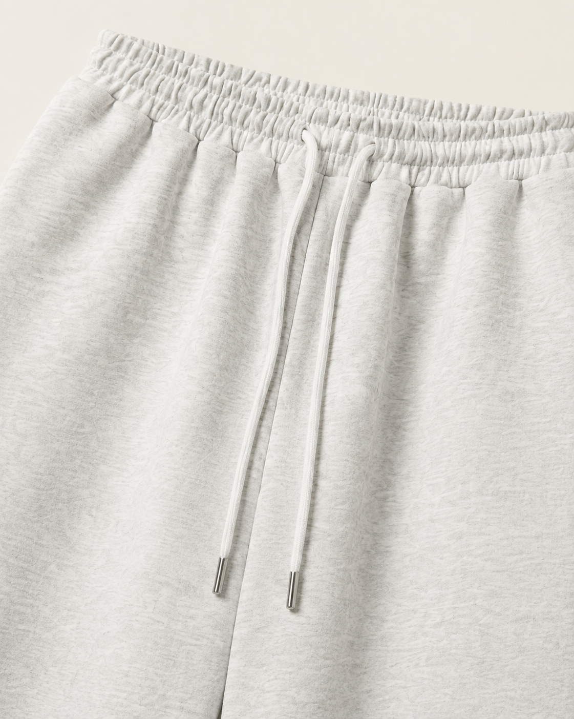 Women’s TELLS Essential Wide-Leg Light Gray Sweatpants