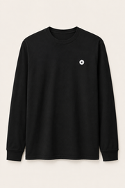 Women’s TELLS Logo Black Long-Sleeve Tee