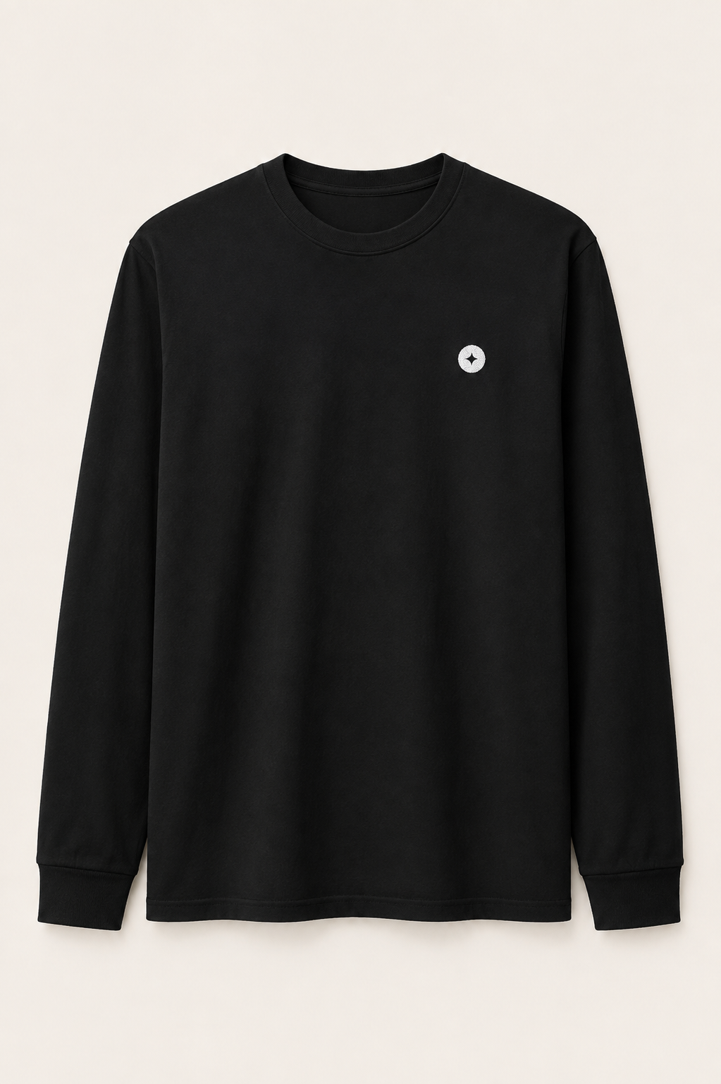 Women’s TELLS Logo Black Long-Sleeve Tee