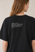 Women’s TELLS Real Flex Black Boxy Tee