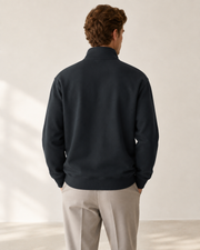 Men's Signature Quarter-Zip Navy Sweatshirt
