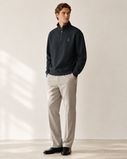 Men's Signature Quarter-Zip Navy Sweatshirt