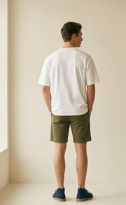 TELLS Embroidered Oversized White T-Shirt