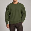 Slow Days Relaxed Crewneck in Olive