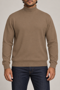 Still Season Turtleneck Sweater in Peanut