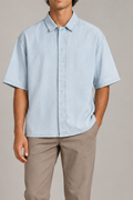 Pale Current Lyocell Shirt in Light Blue