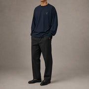 Archive Long Sleeve T-Shirt in Navy