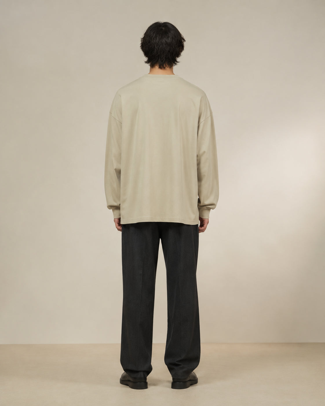 Dune Long Sleeve T-Shirt in Sand Color