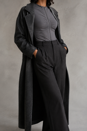Current Ruched Bodysuit in Gray detail