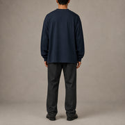 Archive Long Sleeve T-Shirt in Navy