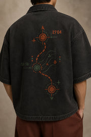 Backroad Denim Shirt in Black