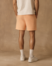 Field Cotton Short in Apricot back view
