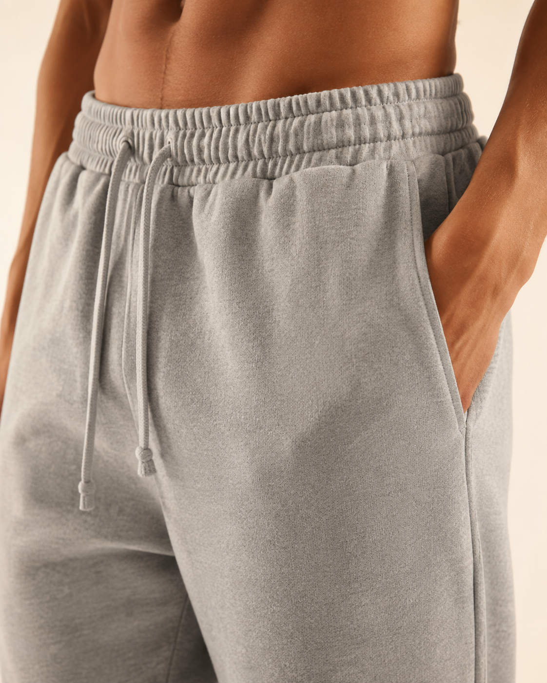 Groundline Straight Pant in Gray detail view