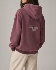 Little Light Hoodie in Jujube Red