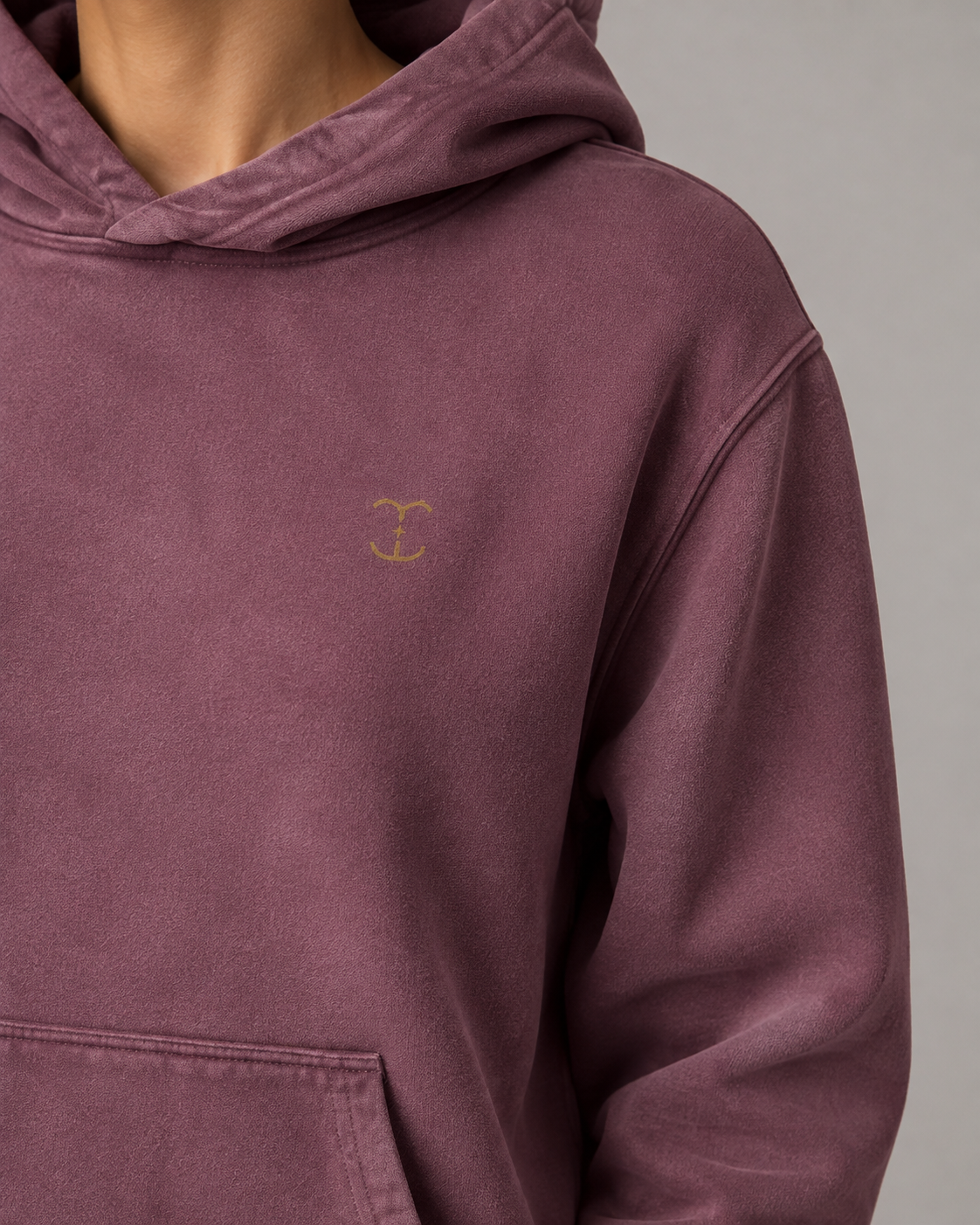 Little Light Hoodie in Jujube Red