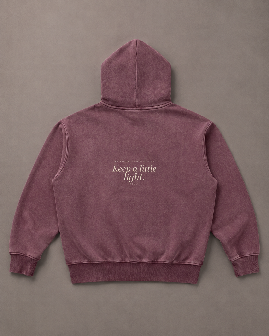 Little Light Hoodie in Jujube Red