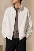 Night Route Track Jacket in White