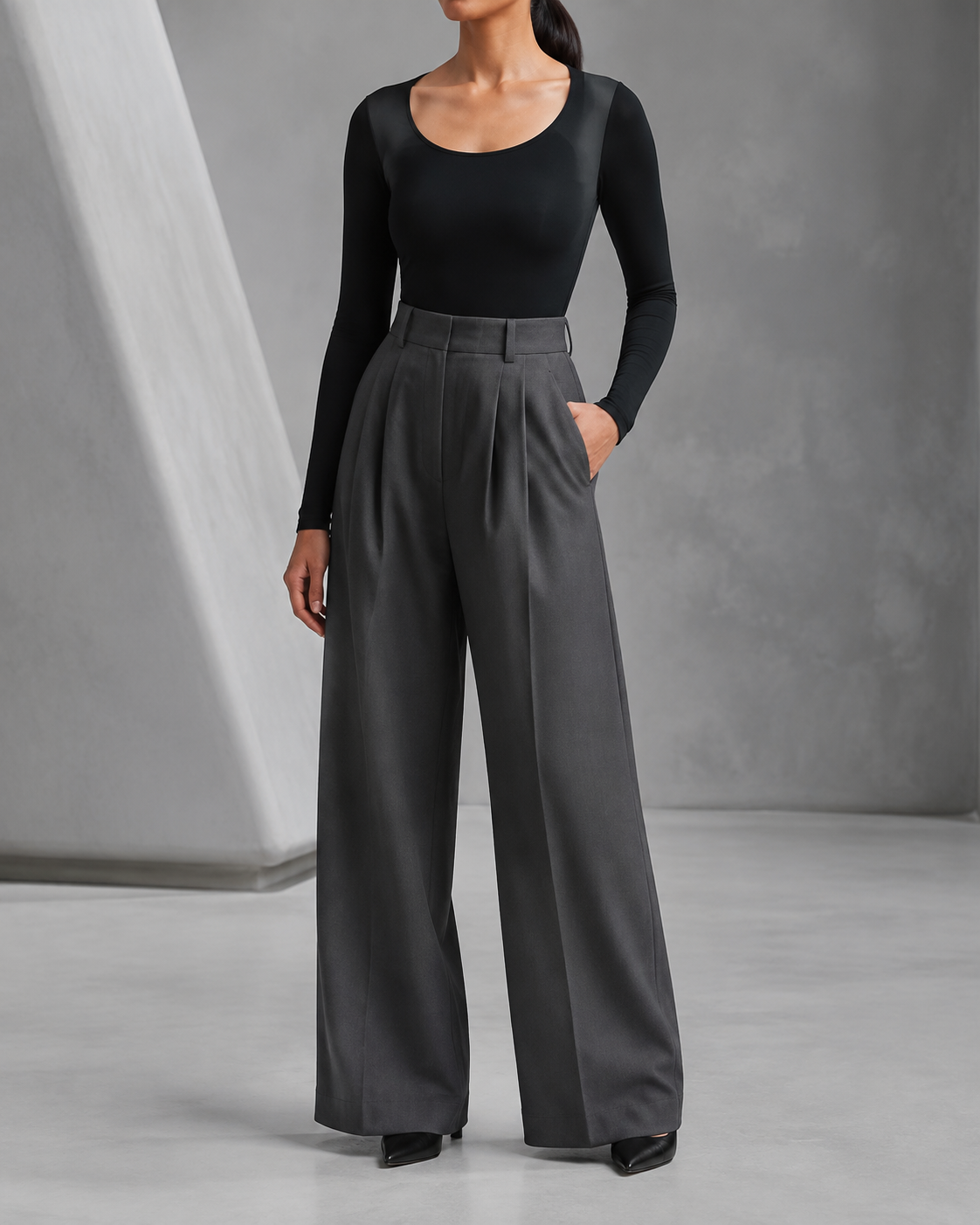 Quiet Motion Bodysuit in Black view 1