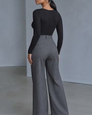 Quiet Motion Bodysuit in Black view 2