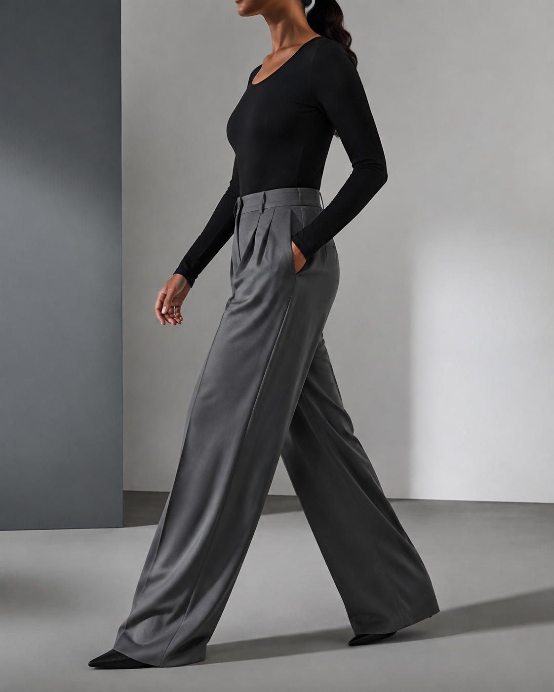 Quiet Motion Bodysuit in Black view 4