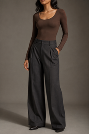 Quiet Motion Bodysuit in Coffee view 1