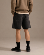 Rawpath Cotton Short in Black rear view