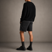 Rawpath Cotton Short in Dark Gray view 4