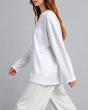 Sandnote Long Sleeve in White view 4