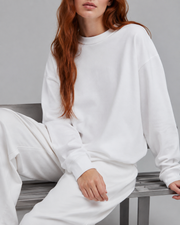 Sandnote Long Sleeve in White view 5