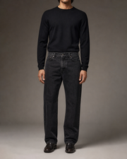 Still Straight Jeans in Black front