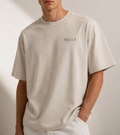 Afterimage Oversized T-Shirt in Bone