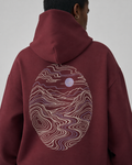 Dusk Atlas Hoodie in Dull Red