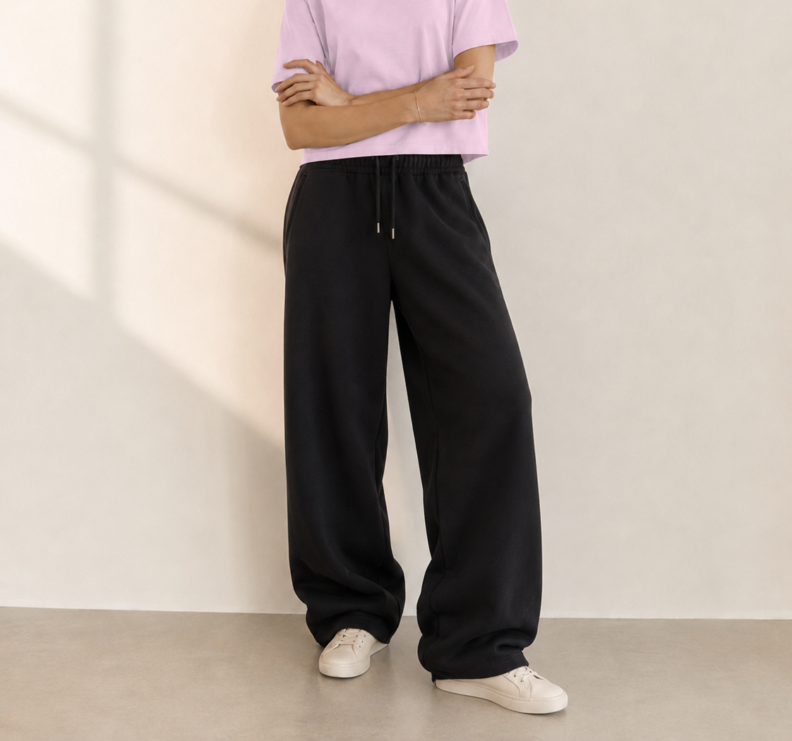 Women’s Signature Star Pink Boxy Tee — cropped below face