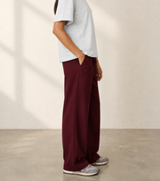 Women’s TELLS Classic Light Gray Boxy Tee — cropped below face