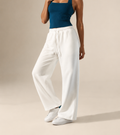 Ease Wide-Leg Sweatpants in White