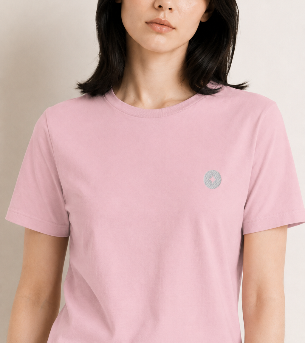 Soft Orbit Relaxed T-Shirt in Pink
